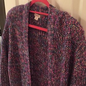 Funfetti Colored Cardigan